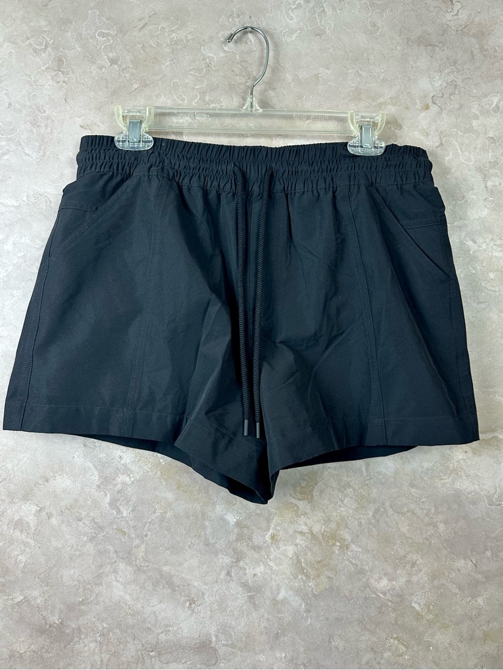 Calia by Carrie Underwood Swim High Rise Black Boardshort Women Sz M Nwt